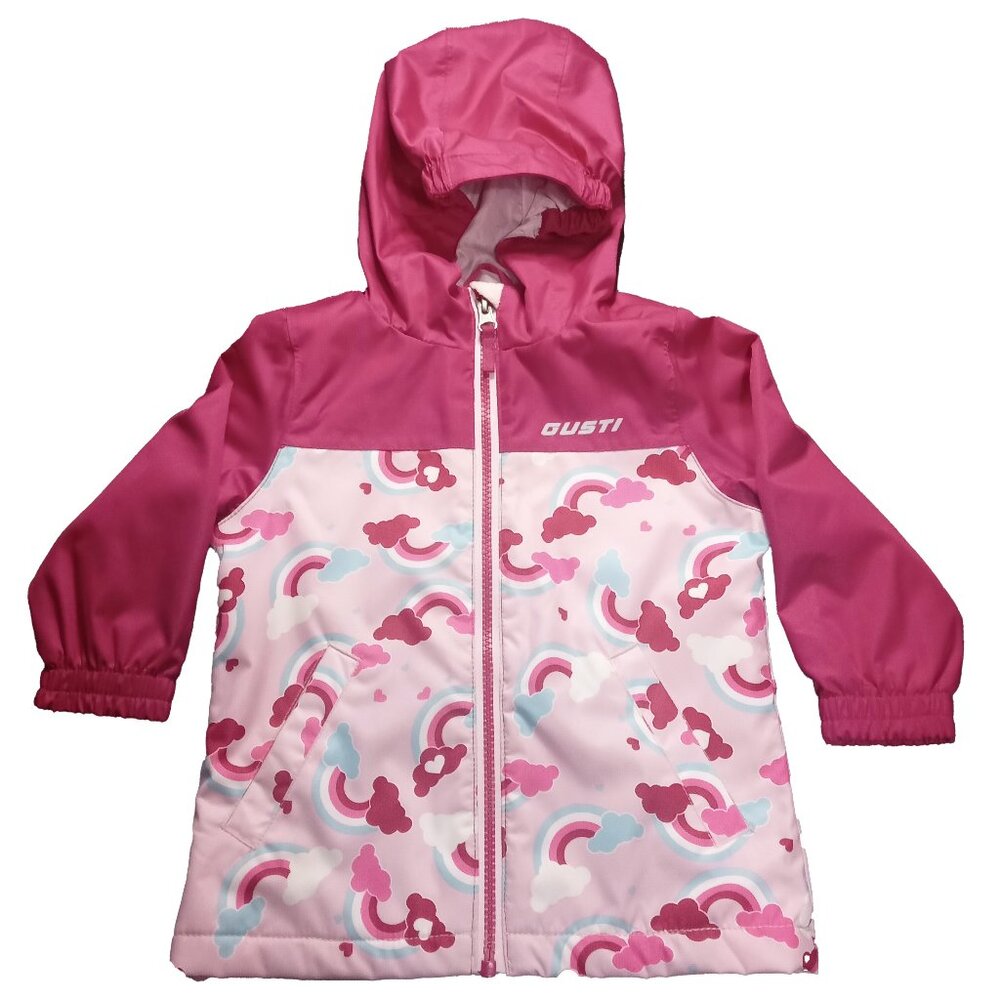 Gusti Fall/Winter  Rainbow Pattern Hooded Jacket US 2T